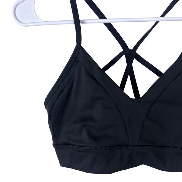 Balance Athletica Black Strappy Sports Bra Size S - Picture 4 of 6